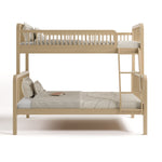 Pasadena driftwood twin over full bunk bed front view