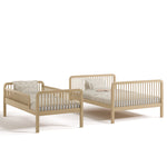 Pasadena driftwood twin over full bunk bed converted to two individual beds