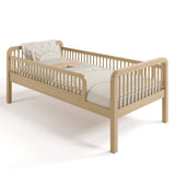 Pasadena driftwood twin over full bunk bed converted to twin bed