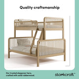 Pasadena driftwood twin over full bunk bed style callout