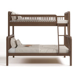 Pasadena hazelnut twin over full bunk bed front view