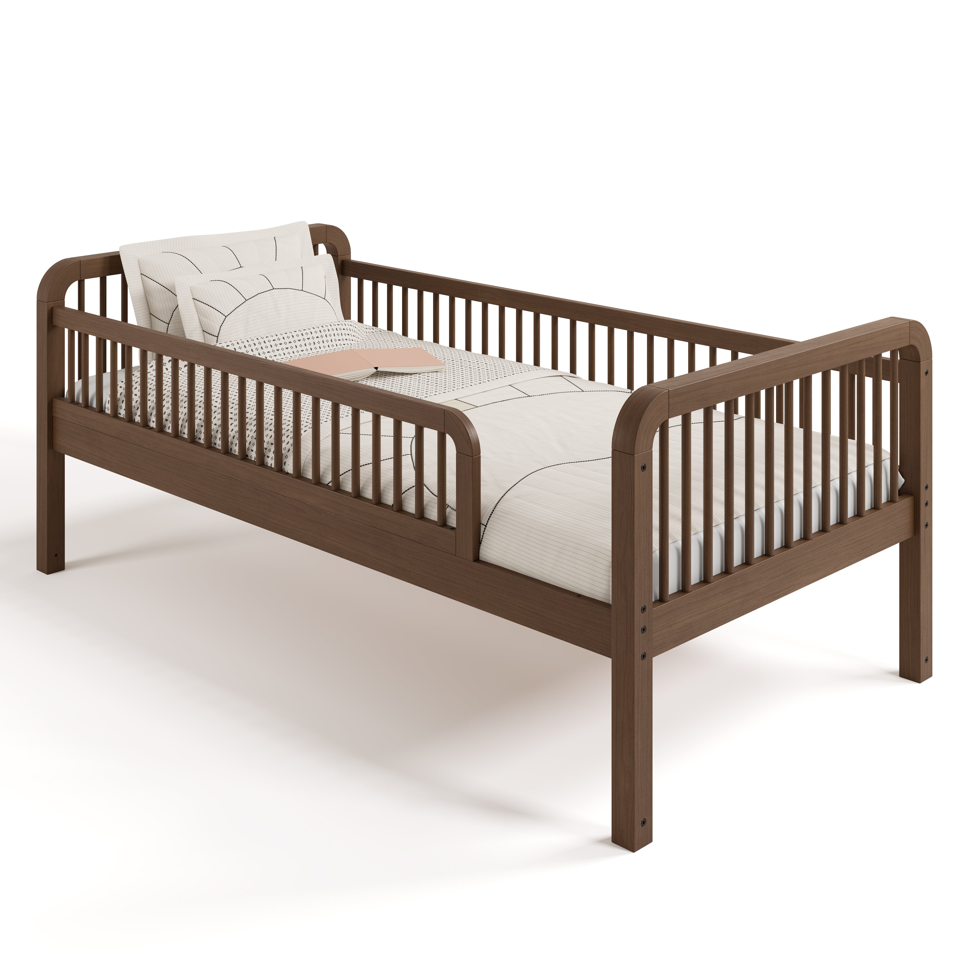 Pasadena hazelnut twin over full bunk bed converted to twin bed