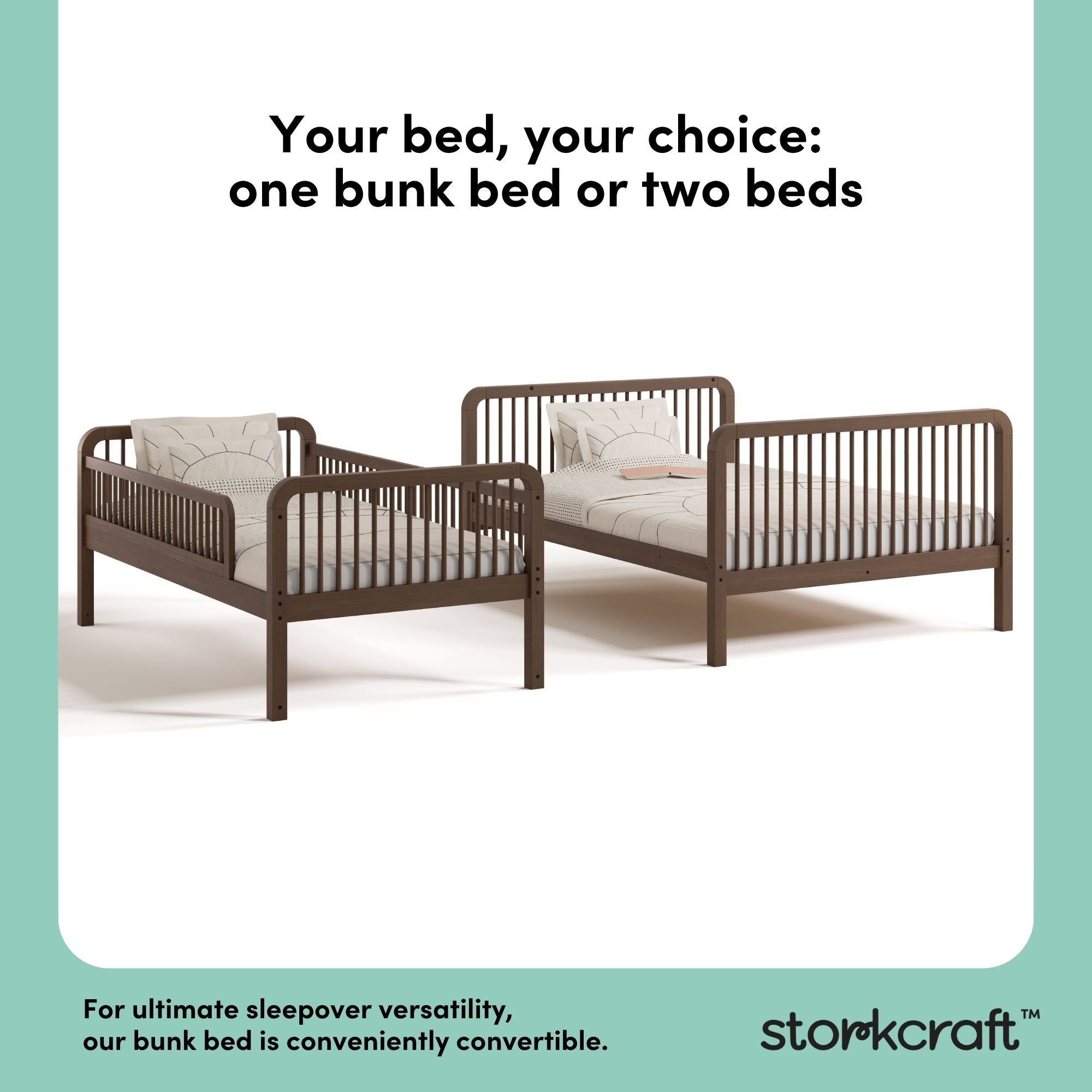 Pasadena hazelnut twin over full bunk bed conversions callout