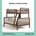 Pasadena hazelnut twin over full bunk bed style callout