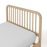 Porto driftwood twin bed close up of headboard
