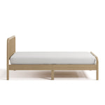 Porto driftwood twin bed side view