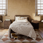 Porto hazelnut twin bed in a nursery