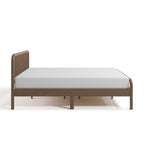 Porto hazelnut full bed side view