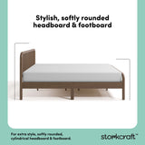 Porto hazelnut full bed style callout