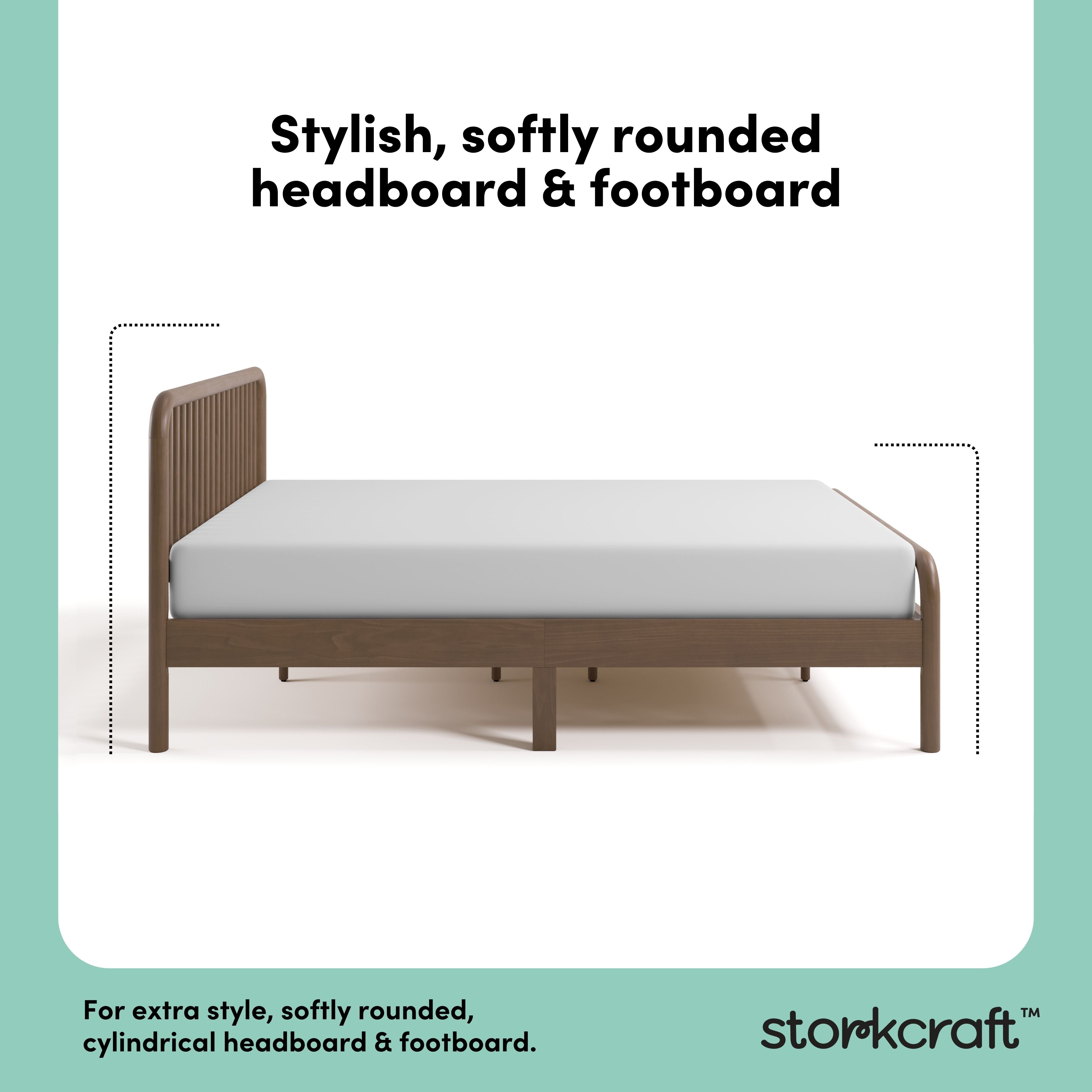 Porto hazelnut full bed style callout