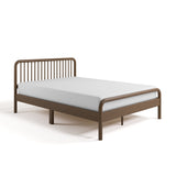 Porto hazelnut full bed angle view