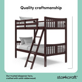 Caribou espresso twin over twin bunk bed style callout
