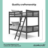Caribou gray twin over twin bunk bed style callout