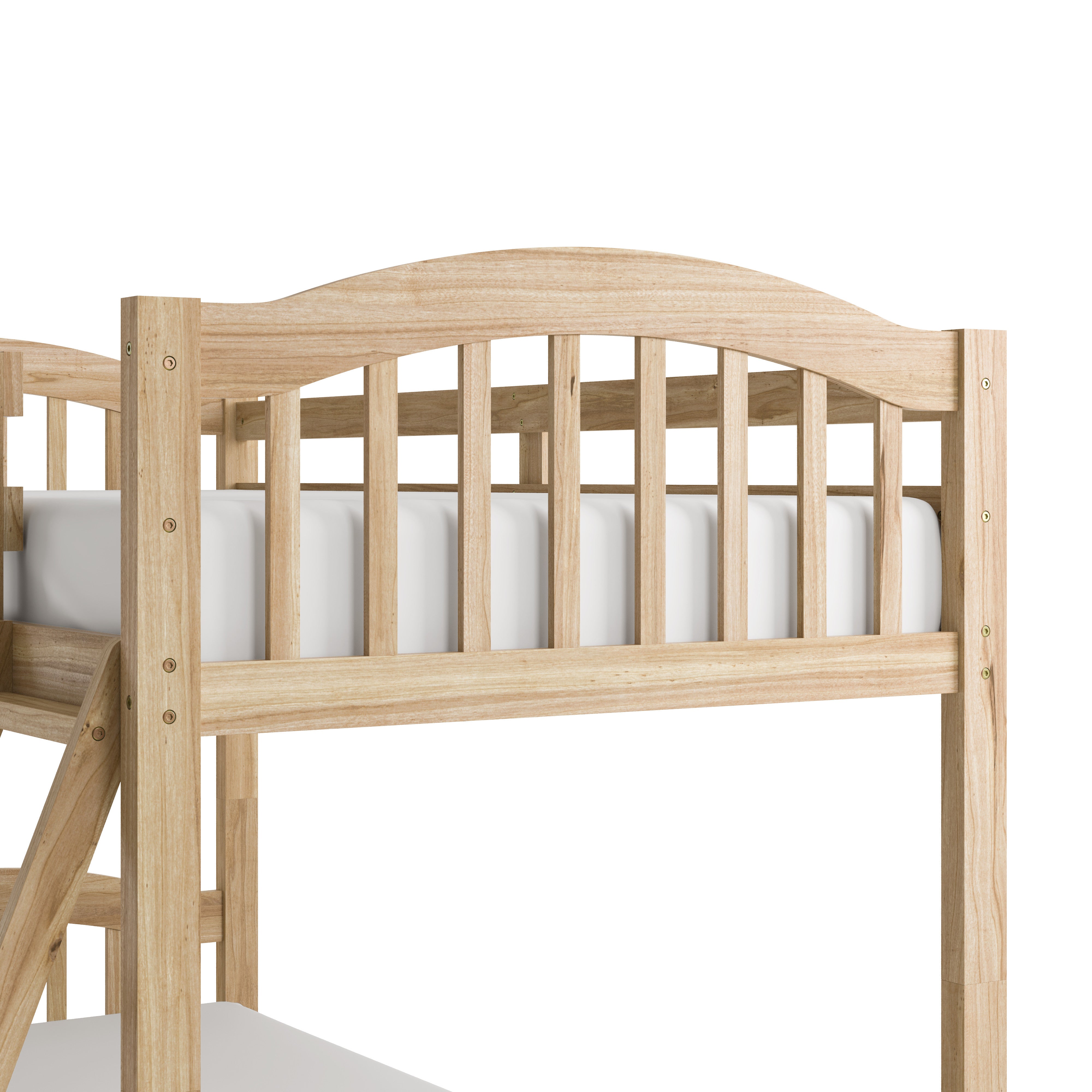 long horn natural twin over twin bunk bed