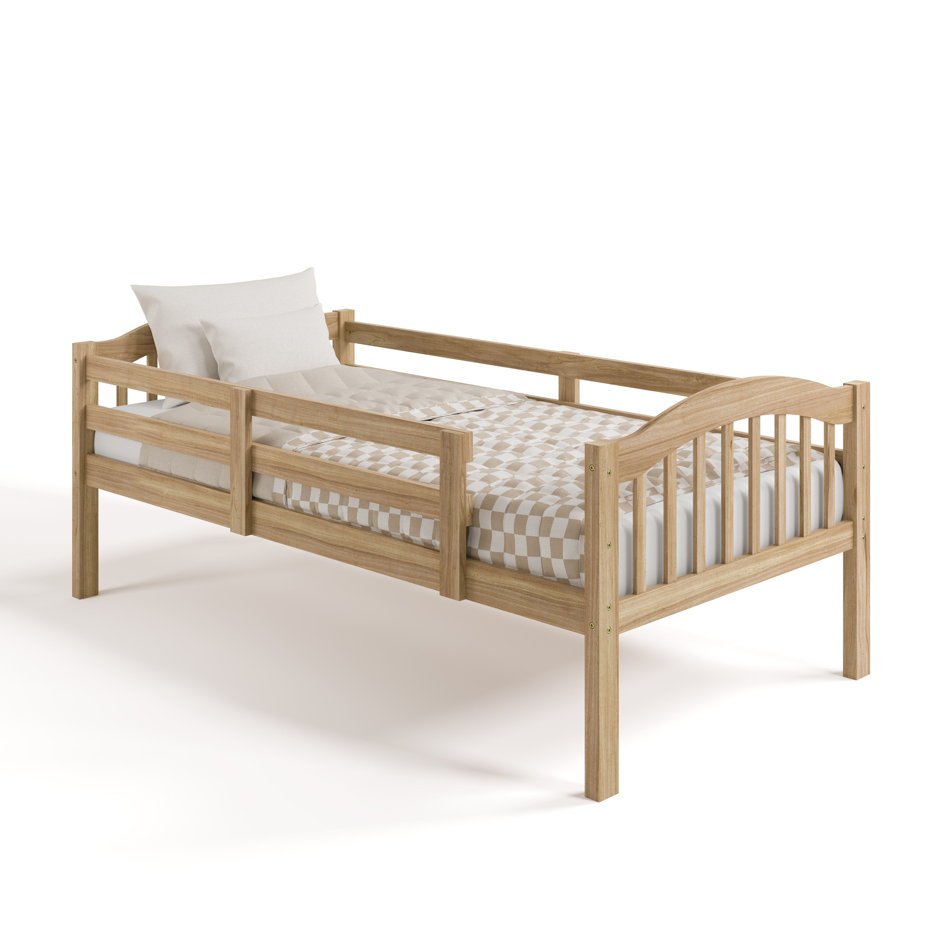 long horn natural twin over twin bunk bed