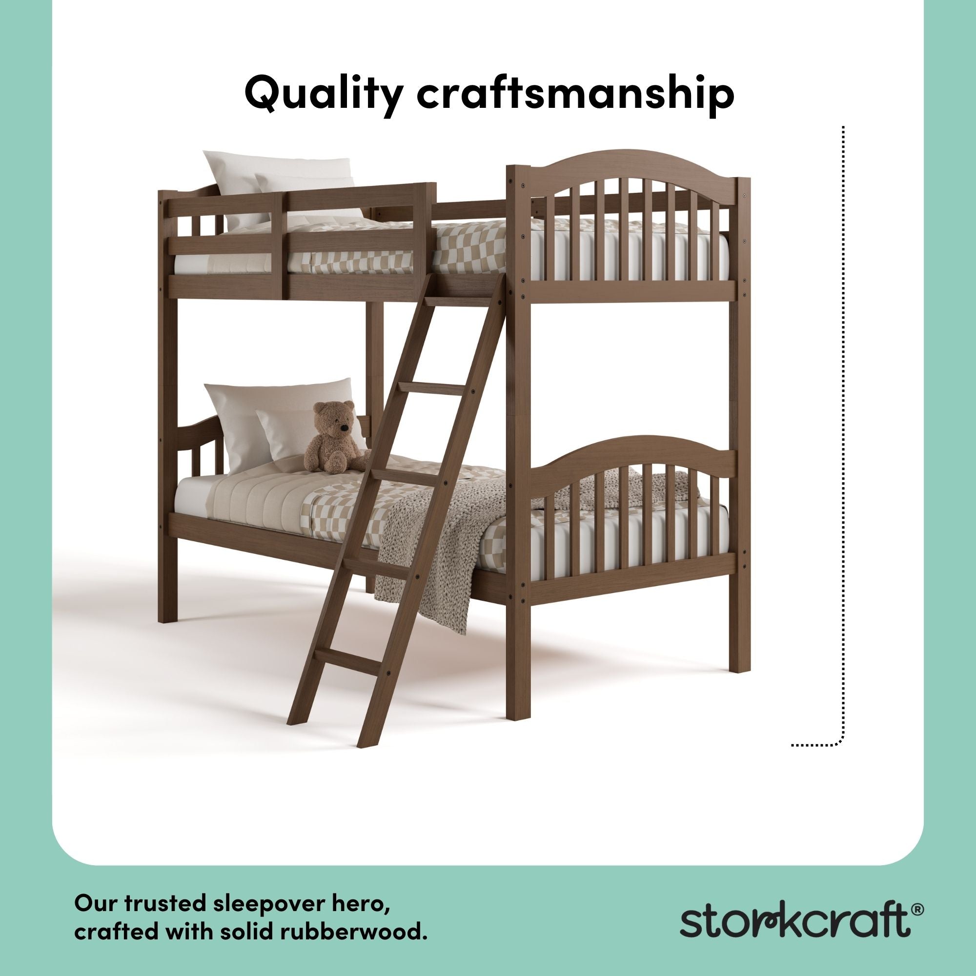 long horn hazelnut twin over twin bunk bed style callout