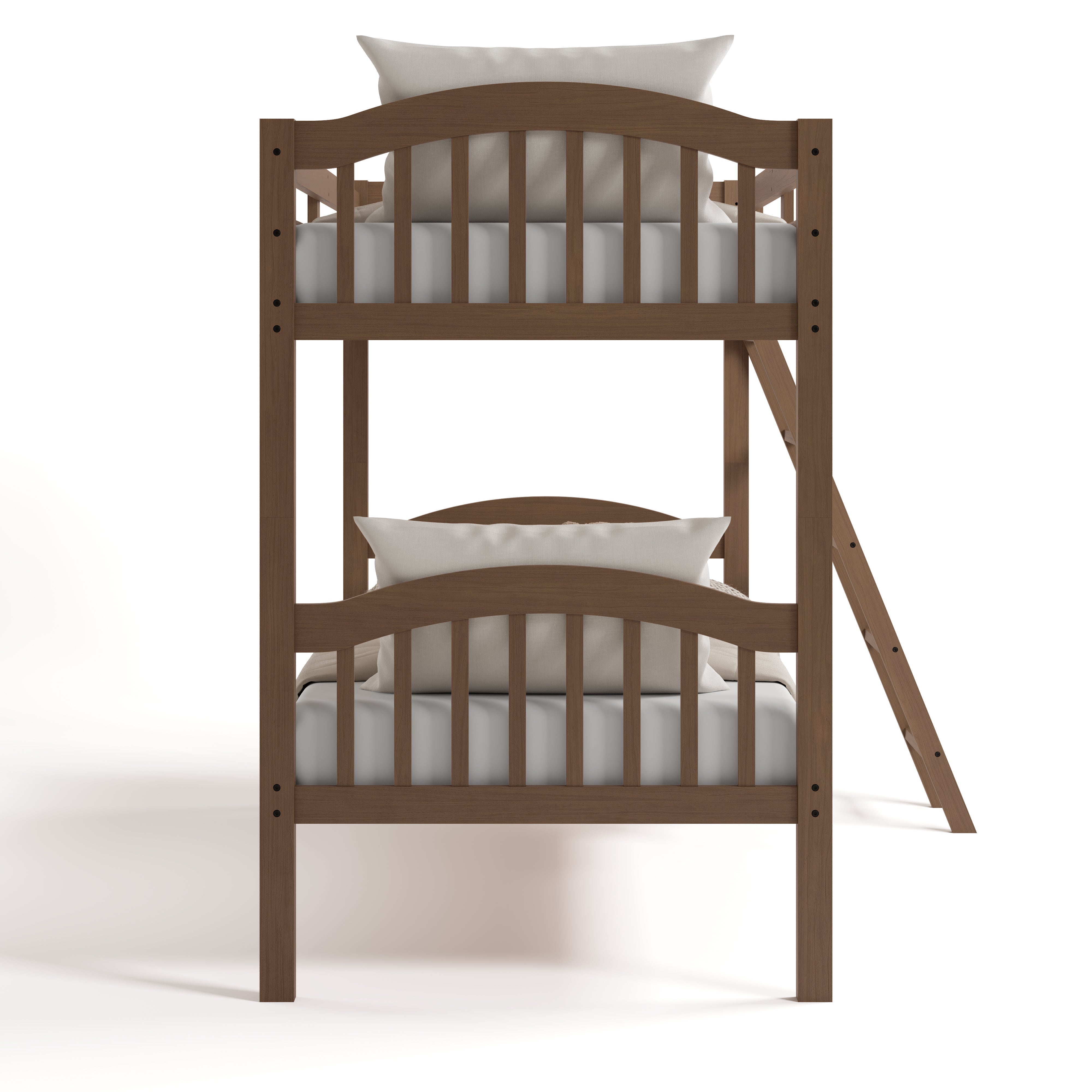 long horn hazelnut twin over twin bunk bed