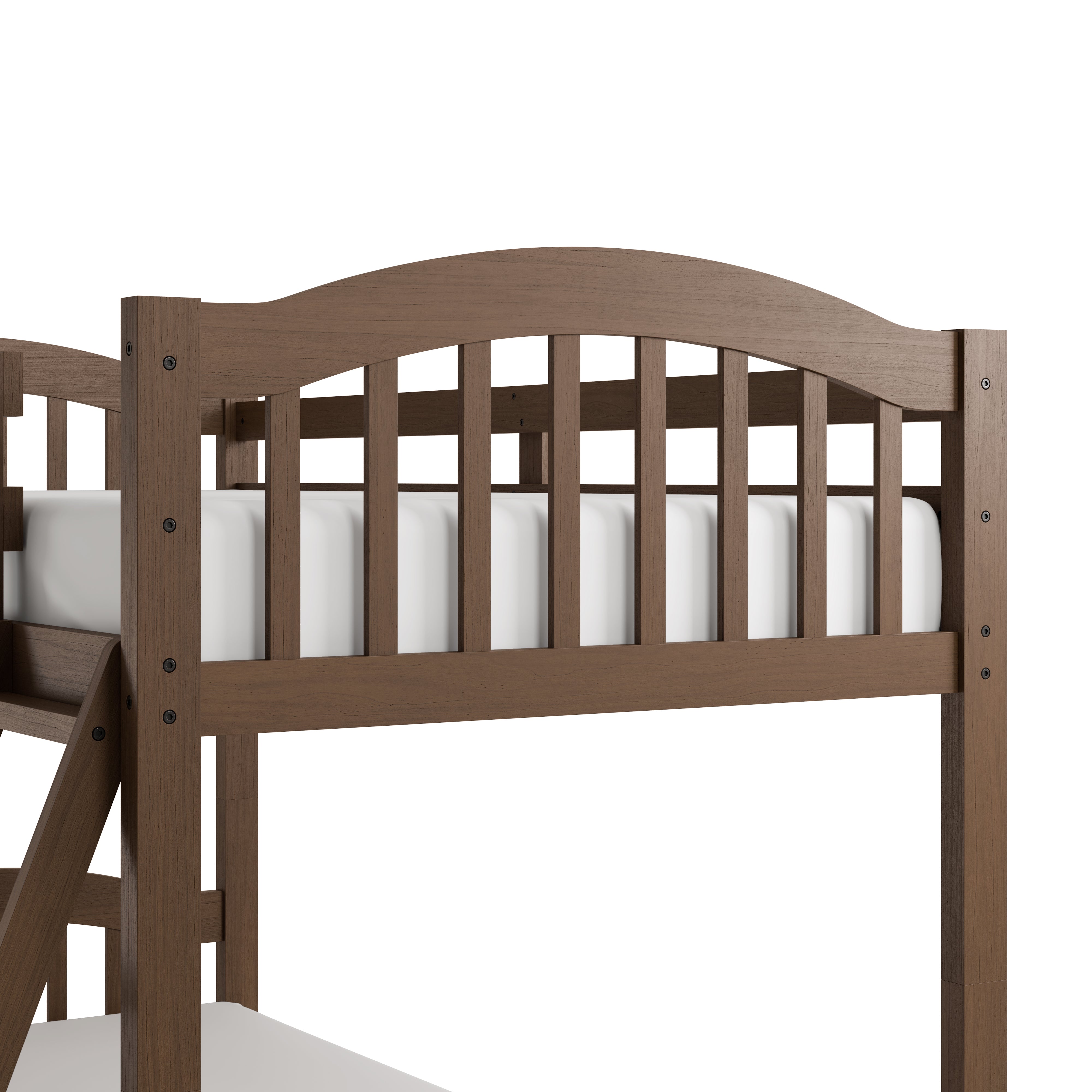 long horn hazelnut twin over twin bunk bed