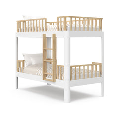 Storkcraft® Santos™ 5-in-1 Convertible Twin-over-Twin Bunk Bed.