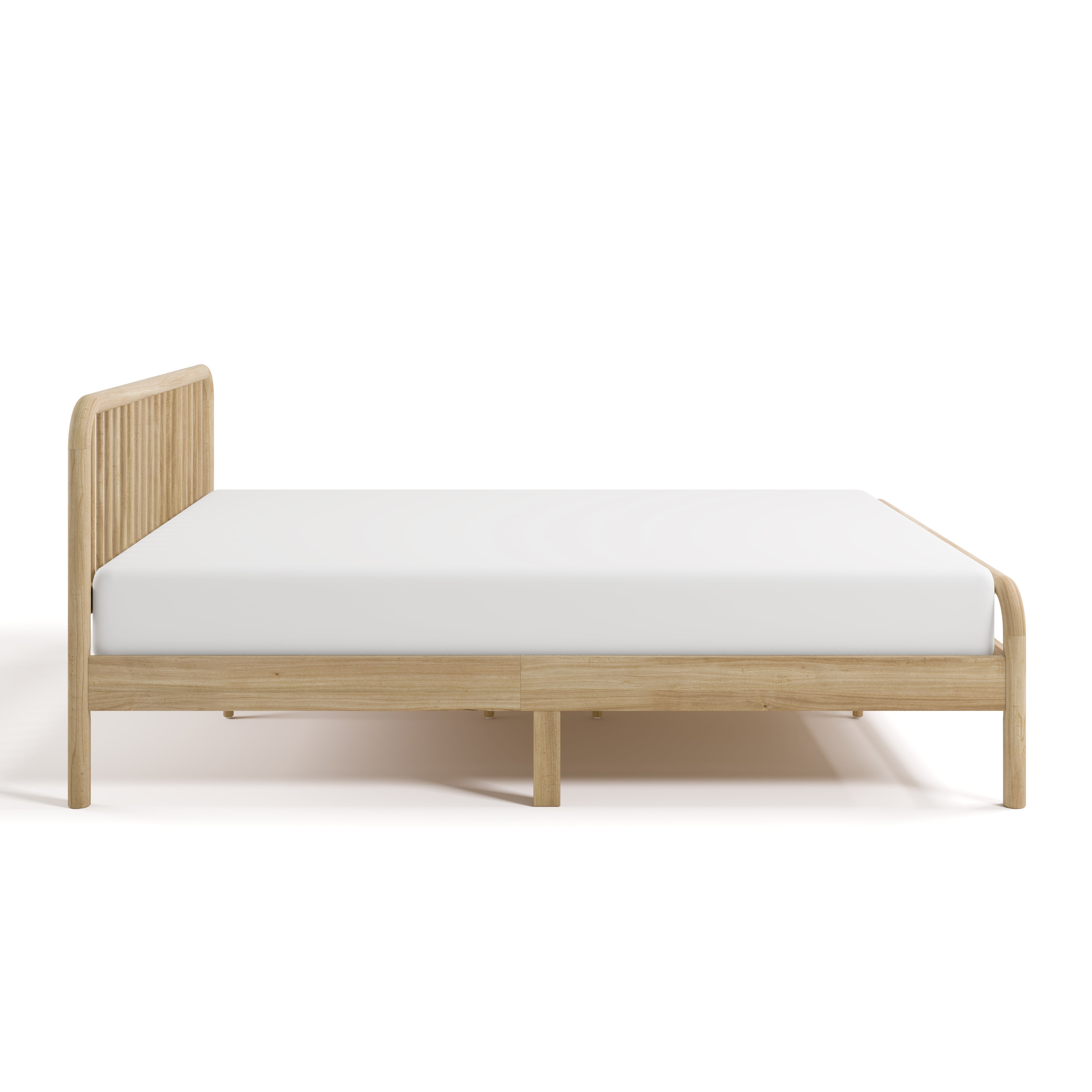 porto natural queen bed side view