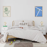porto natural queen bed in kids room