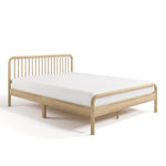 porto natural queen bed angle view