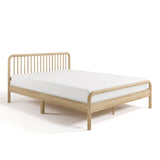 porto natural queen bed angle view