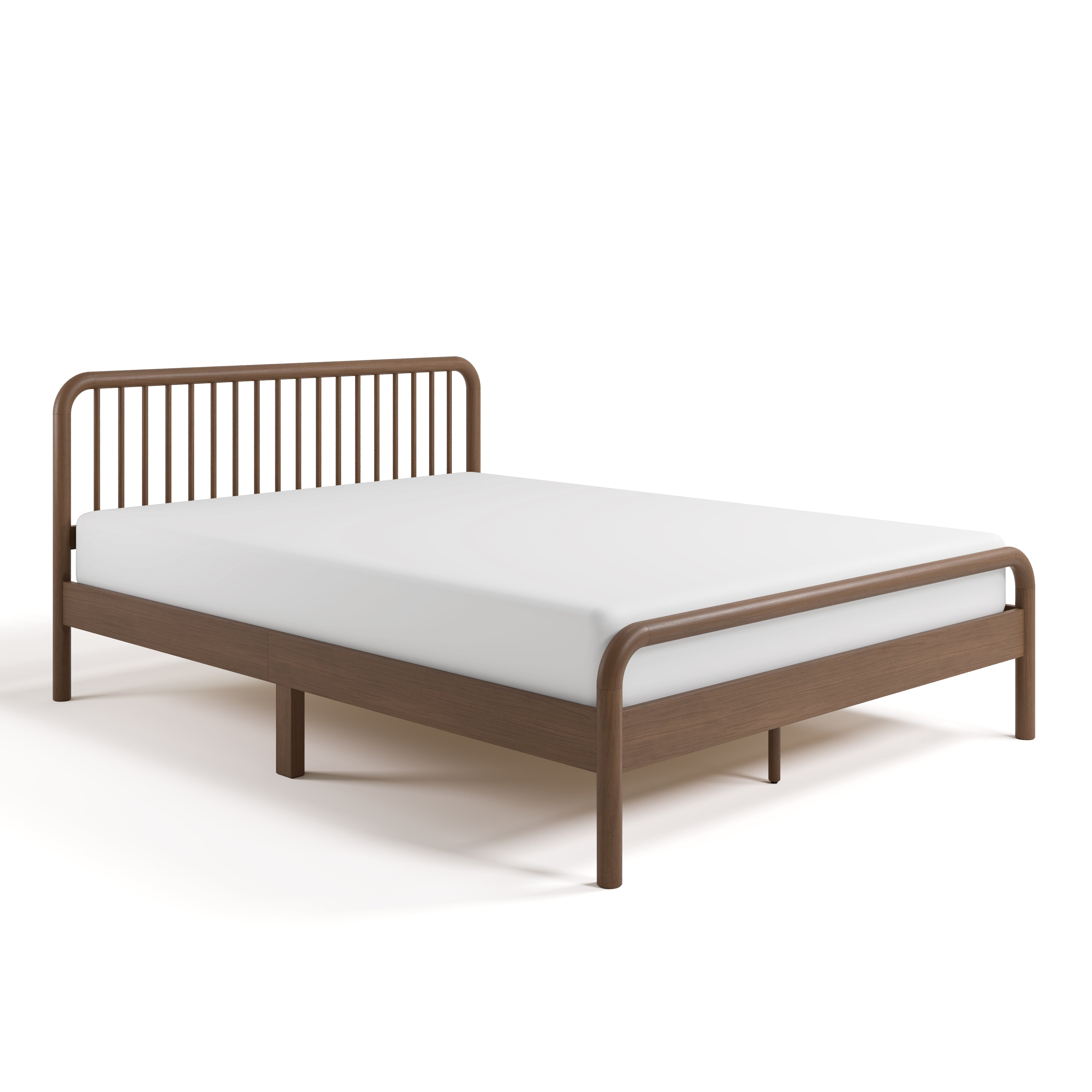 porto hazelnut queen bed angle view