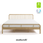Porto natural king bed with GGG and PTPA logo on top right