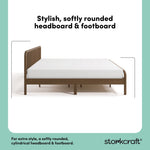 Porto hazelnut king bed style callout