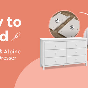 How to build Storkcraft Alpine 6 Drawer Dresser