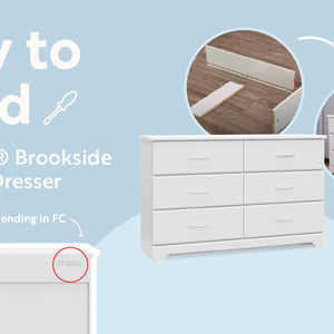 How to build Storkcraft Brookside 6 Drawer Dresser for model numbers ending in FC