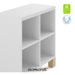 California white with driftwood bookcase certifications callout