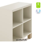 California frosted oat with driftwood bookcase certifications callout