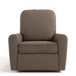 amalfi mountain brown boucle power recliner front view