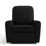 amalfi black boucle power recliner front view