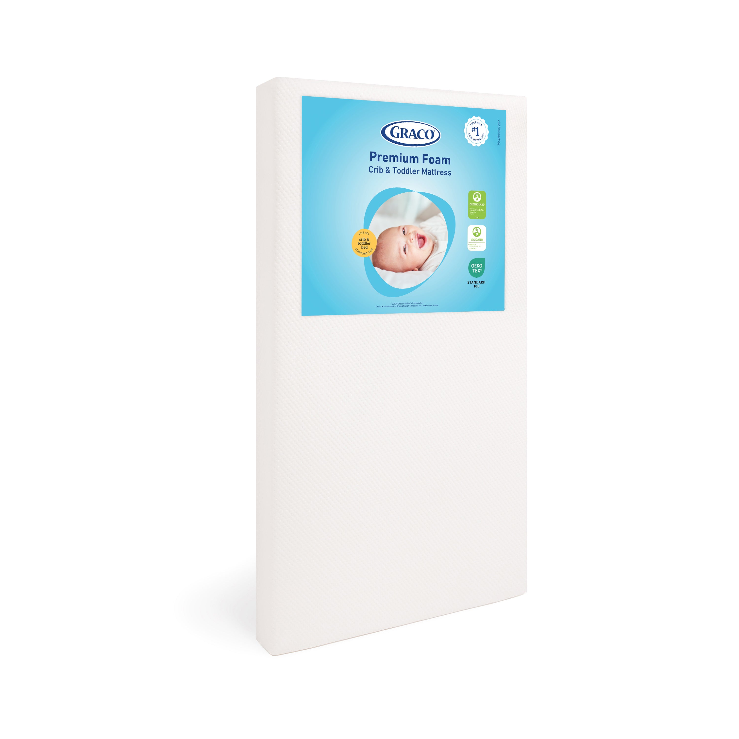 Graco Premium Foam Crib and Toddler Mattress litho