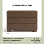 Storkcraft Sorrento 6 Drawer Dresser.