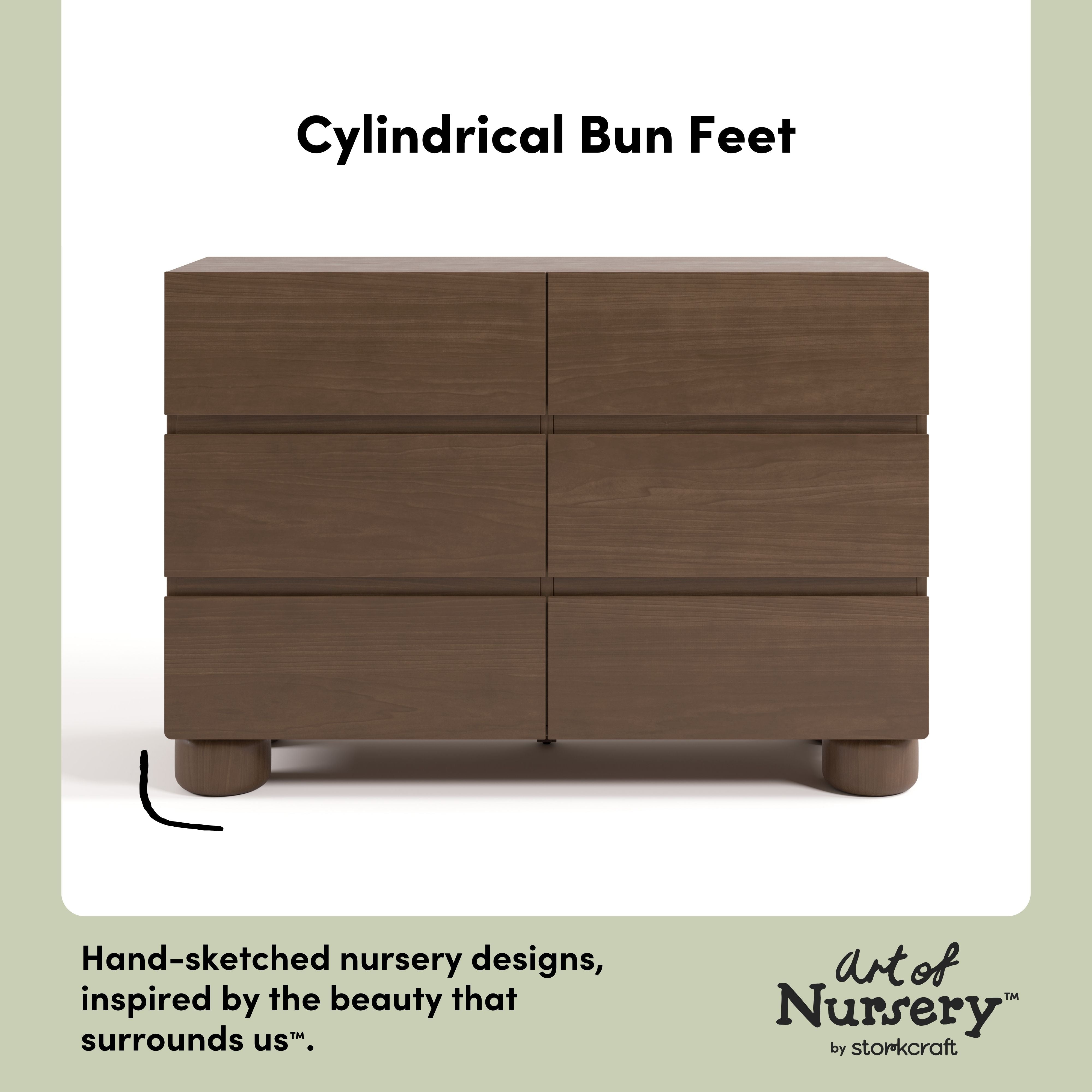 Storkcraft Sorrento 6 Drawer Dresser.