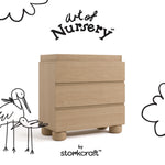 Storkcraft Sorrento 3 Drawer Chest with Changing Topper.