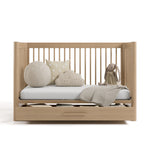 Storkcraft Malta 5-in-1 Convertible Crib with Drawer.