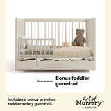 Storkcraft Malta 5-in-1 Convertible Crib with Drawer.