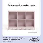 Storkcraft Casablanca 6 Cube Organizer Bookcase.