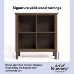 Storkcraft Rio 4 Cube Storage Organizer Bookcase.