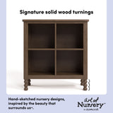 Storkcraft Rio 4 Cube Storage Organizer Bookcase.