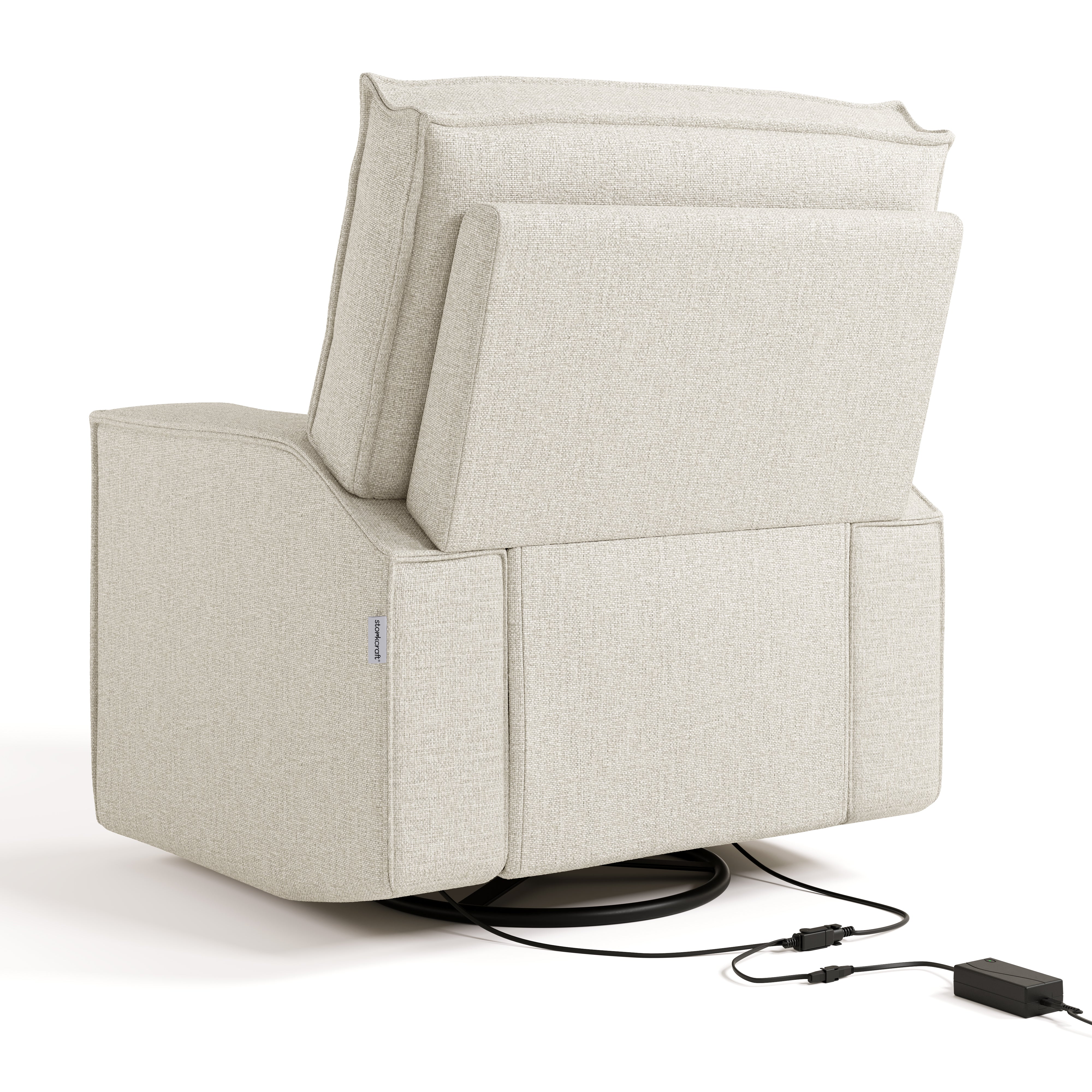 Storkcraft Texas Nursery Power Recliner Swivel Glider.