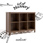 Storkcraft Casablanca 6 Cube Organizer Bookcase.