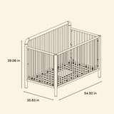 Storkcraft® Porto Deluxe 5-in-1 Convertible Crib with Bonus Toddler Guardrail