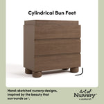 Storkcraft Sorrento 3 Drawer Chest with Changing Topper.