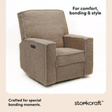 Storkcraft Texas Nursery Power Recliner Swivel Glider.